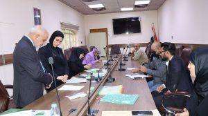 Read more about the article بالصور / عميد كلية التمريض الأستاذ المساعد الدكتور سلمان حسين فارس الگريطي يجري اليوم الخميس الموافق 7 تشرين الثاني 2024 جولة تفقدية في أروقة الكلية  ، شملت الجولة تفقد سير عمل اللجنة الخاصة بتسجيل الطلبة الجدد المقبولين للدراسة الأولية المسائية في كلية التمريض جامعة كربلاء للعام الدراسي الحالي 2024 – 2025 . إعلام كلية التمريض