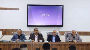 Read more about the article عميد كلية التمريض يلتقي طلبة الدراسة الأولية المسائي مهنئا ً بالعام الدراسي الجديد