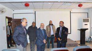 Read more about the article بالصور / الأستاذ المساعد الدكتور سلمان حسين فارس الگريطي عميد كلية التمريض بجامعة كربلاء أجري اليوم الثلاثاء الموافق 17 كانون الأول 2024 جولة تفقدية في أروقة الكلية , شملت البنايات ومكاتب الفروع العلمية والقاعات الإمتحانية لطلبة الدراسات العليا والأولية، كما شملت الجولة مكتبة الكلية.     إعلام كلية التمريض