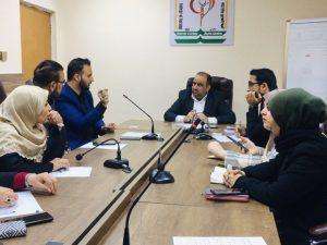 Read more about the article معاون عميد كلية التمريض للشؤون العلمية والدراسات العليا في يلتقي بمقرري الفروع العلمية