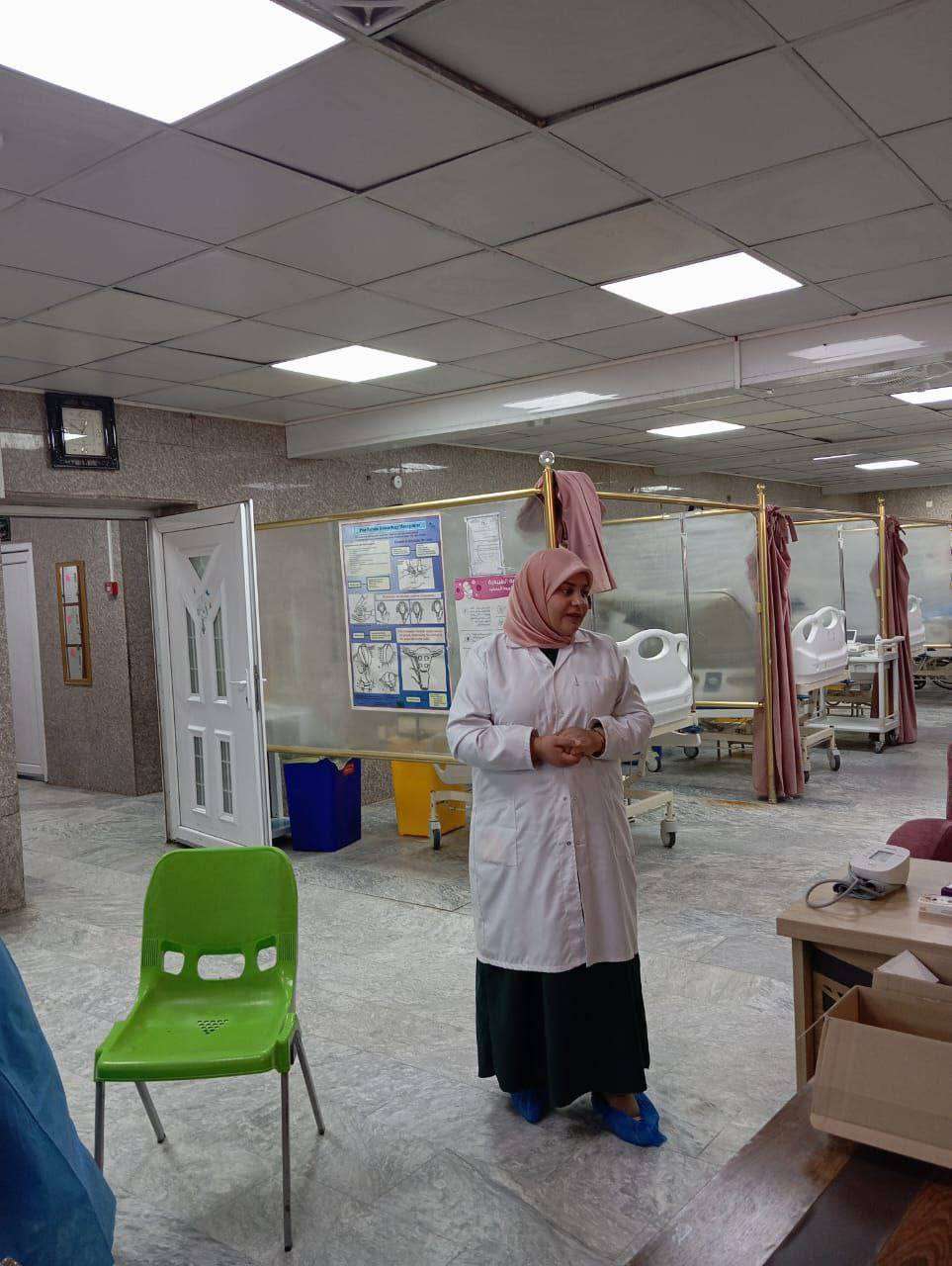 You are currently viewing كلية التمريض تنظم نشاطاً علمياً حول الرعاية الصحية للأمهات المصابات بارتفاع ضغط الدم ومضاعفاته