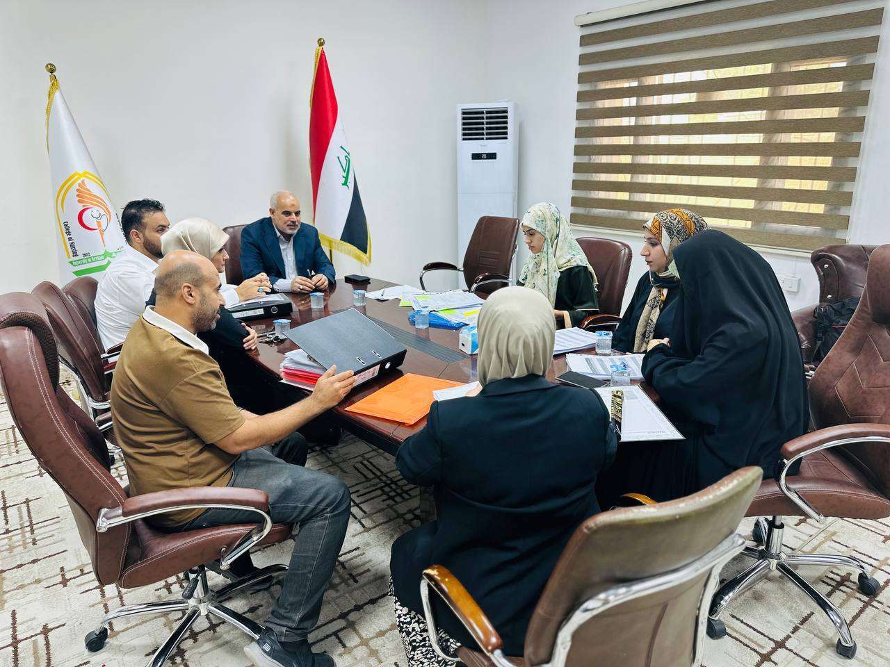 You are currently viewing السيد العميد يترأس اجتماع شعبة ضمان الجودة واللجان المكلفة بملفات الاعتماد المؤسسي