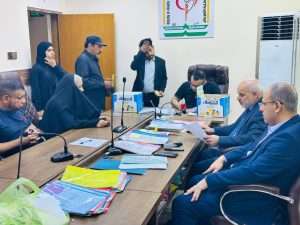 Read more about the article حضور السيد العميد مع لجنة استقبال وتسجيل الطلبة الجدد …