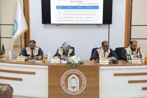 Read more about the article مشاركة السيد معاون العميد للشؤون العلمية في لجنة مناقشة رسالة ماجستير بكلية التمريض بجامعة الكوفة