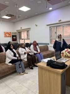 Read more about the article كلية التمريض تقيم  دورة تدريبية حول مخاطر استخدام الأدوية أثناء الحمل