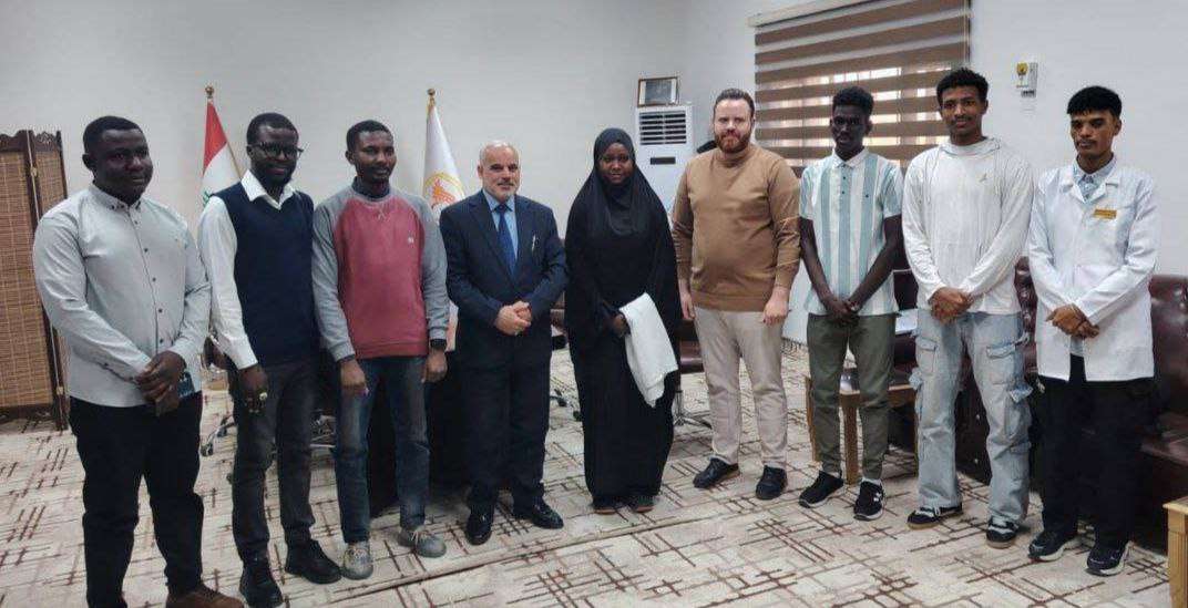Read more about the article السيد عميد الكلية يلتقي الطلبة الدوليين المقبولين ضمن برنامج «ادرس في العراق»