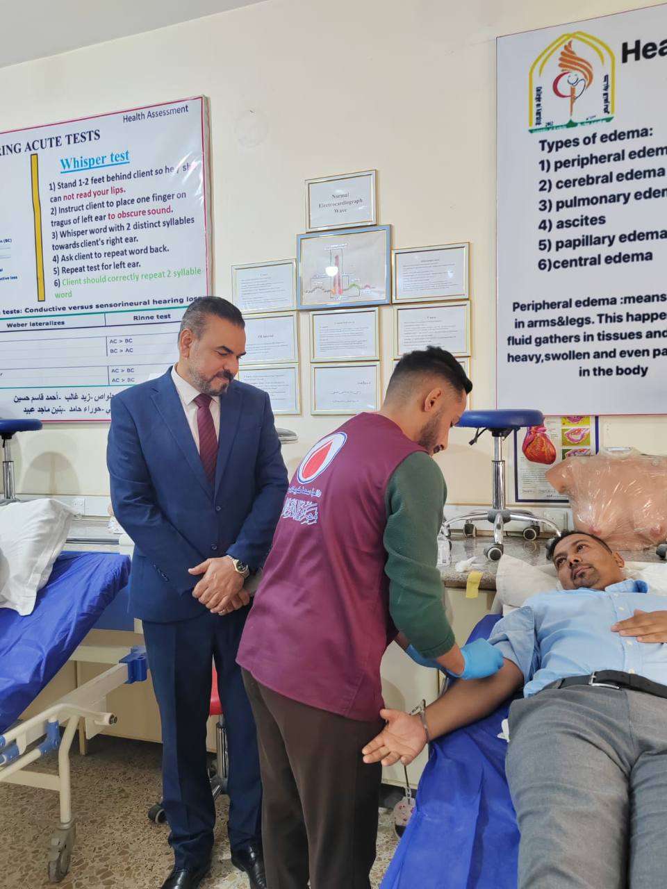 Read more about the article كلية التمريض تقيم حملة صحية تطوعية ضمن برامج خدمة المجتمع